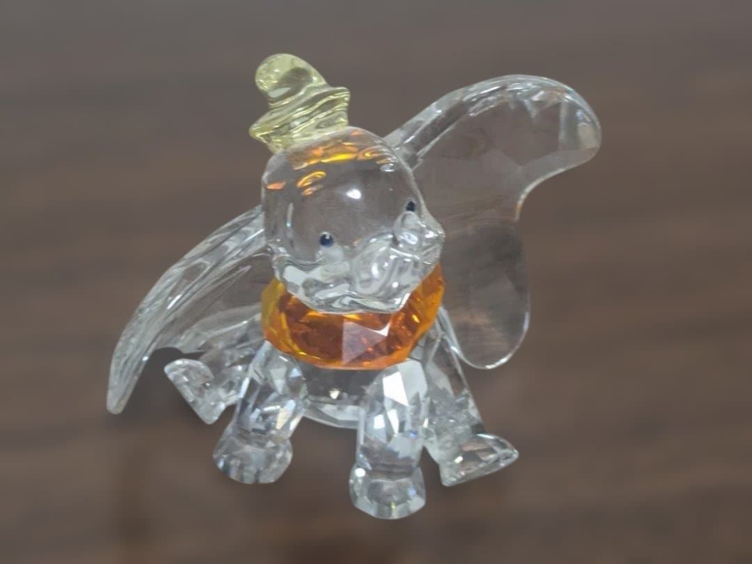 送込美品！ダンボ70周年記念2011年度限定スワロフスキークリスタル人形