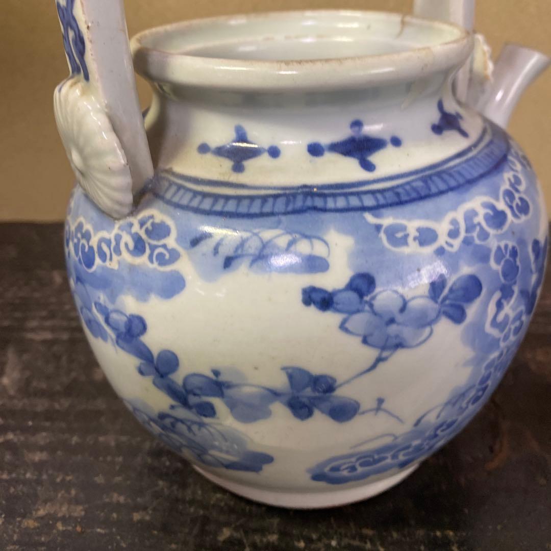 専用　古伊万里藍柿右衛門手草花分水注