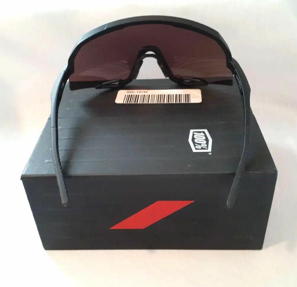 100% Slendale ブラック ブルー ワンハンドレッド サングラス