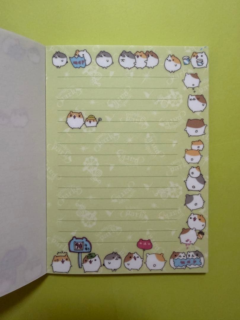 平成レトロ ハムハムパーク メモ帳 シール付き 当時物 ハムスター