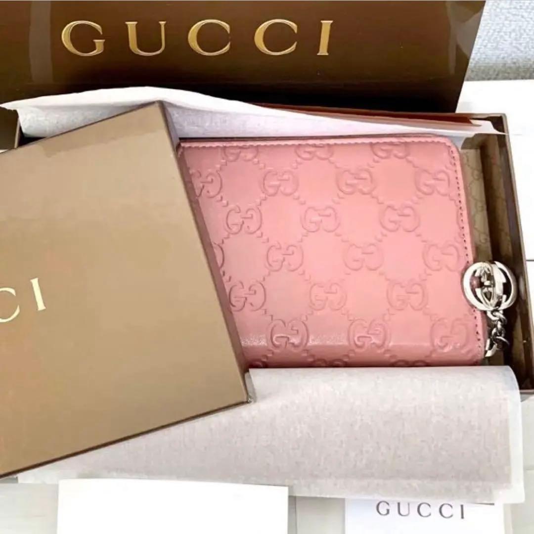 【美品・箱付】GUCCI グッチ長財布 GGTWINS GGツインズ ロゴ