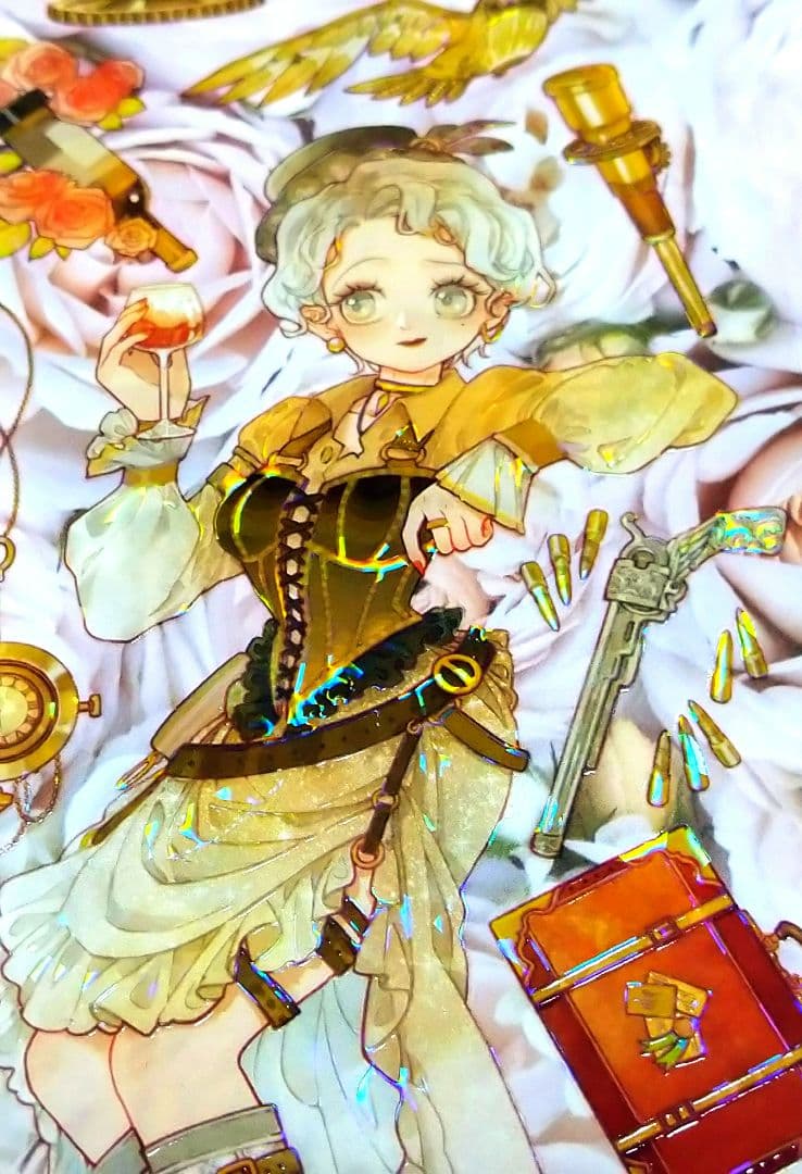 J431＃蒸汽幻想(贝壳光)遇光切り売り海外人物マステ女の子