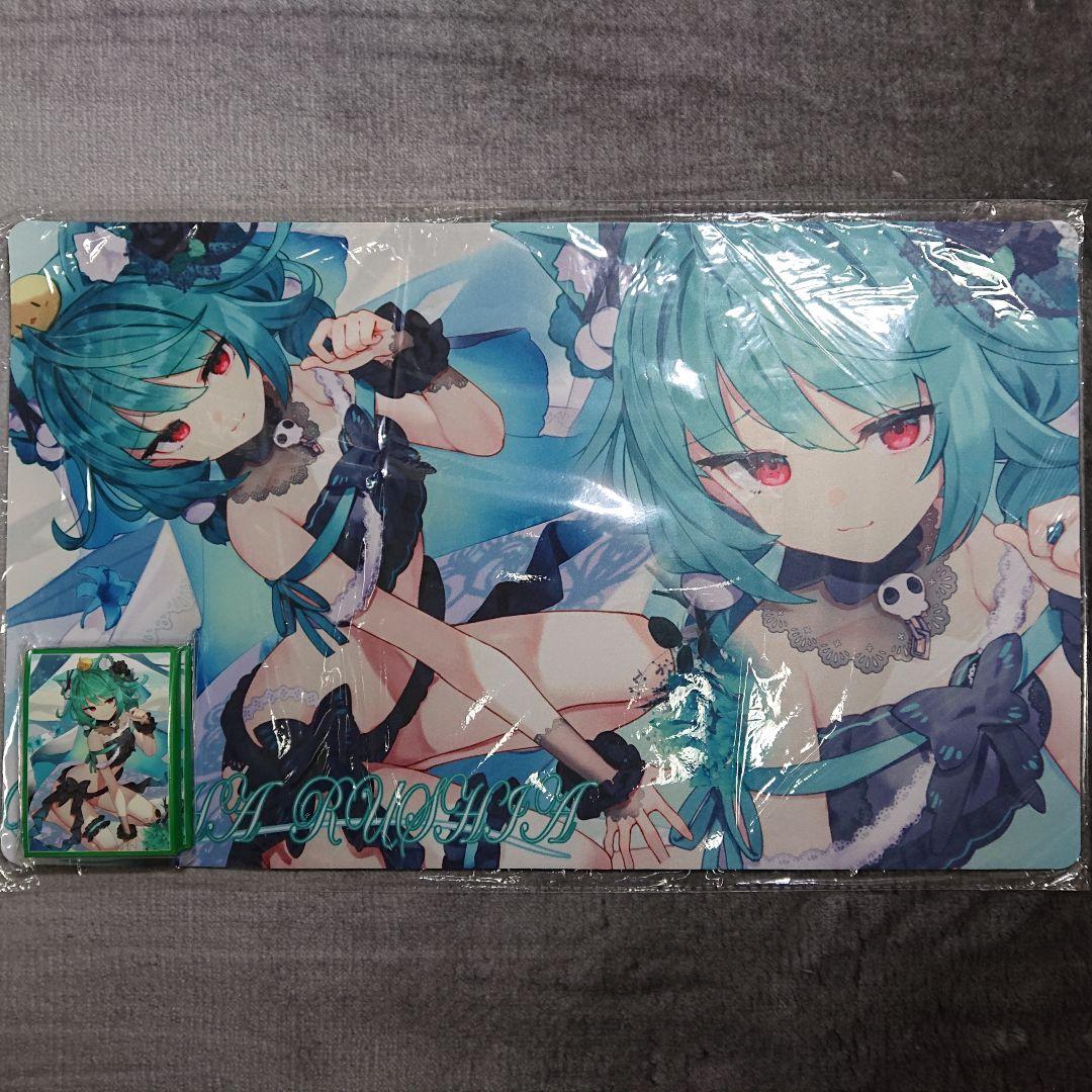 α1 ホロライブ 水着&猫耳 潤羽るしあ スリーブ&プレイマット