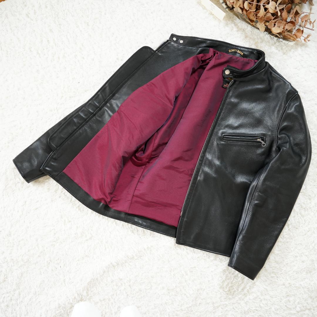 【美品】Schott　ショット　641XX　レザージャケット　38サイズ