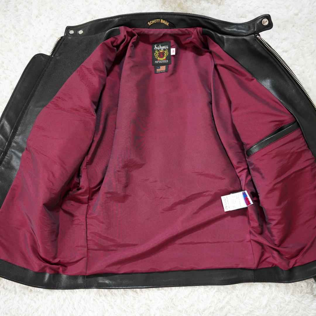 【美品】Schott　ショット　641XX　レザージャケット　38サイズ