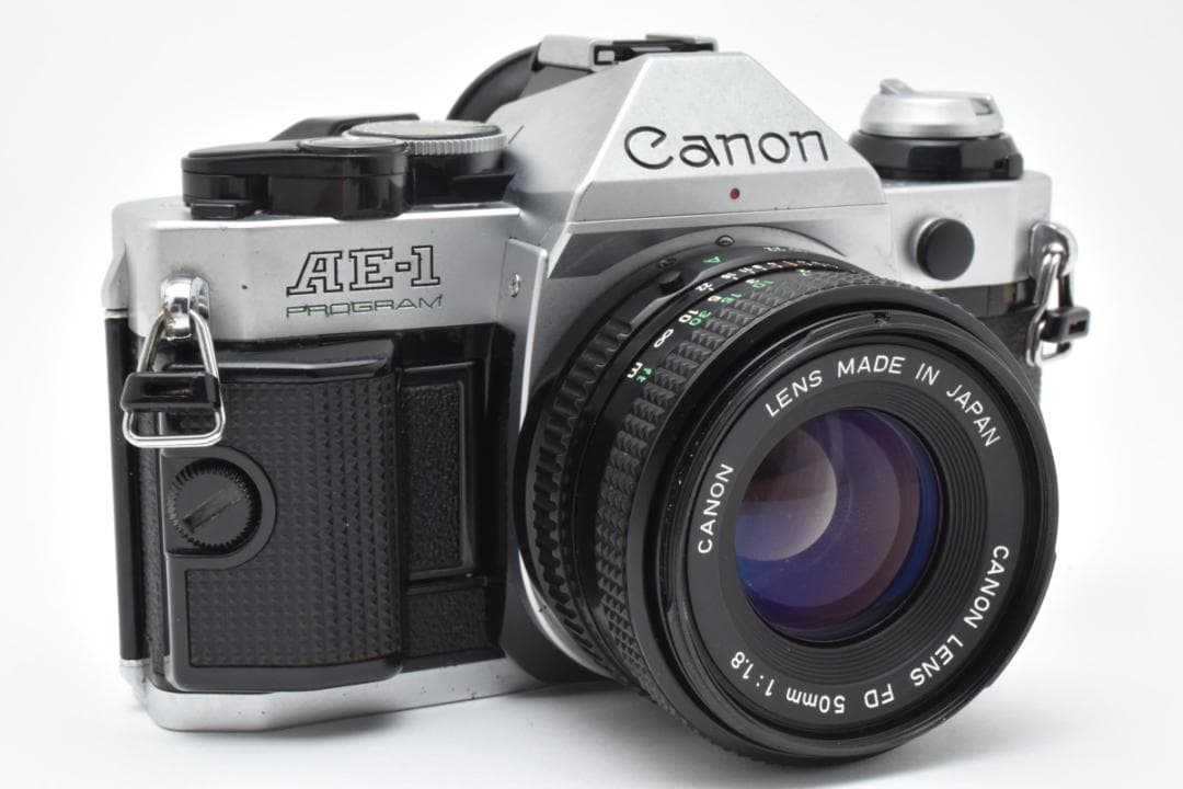 キャノン Canon AE-1 PROGRAM　NFD 50/1.8　動作確認済