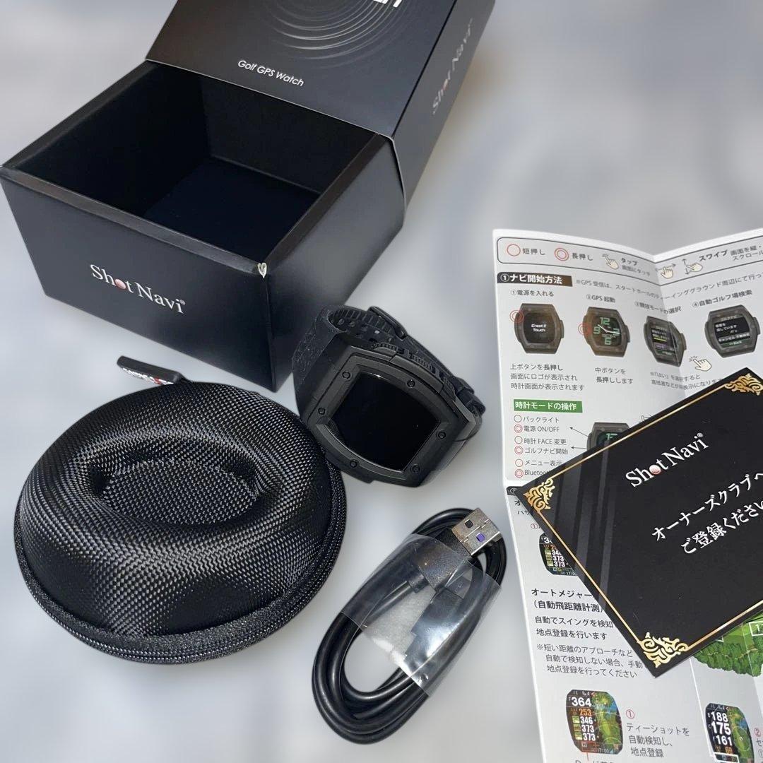 美品！Shot Navi Crest II Touch ゴルフ GPS ウォッチ