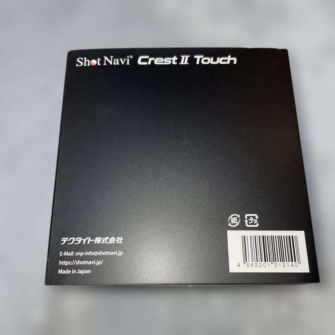 美品！Shot Navi Crest II Touch ゴルフ GPS ウォッチ