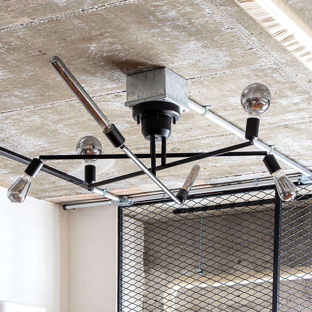 シーリングライト6灯 リモコン付き 電球付き キムリック