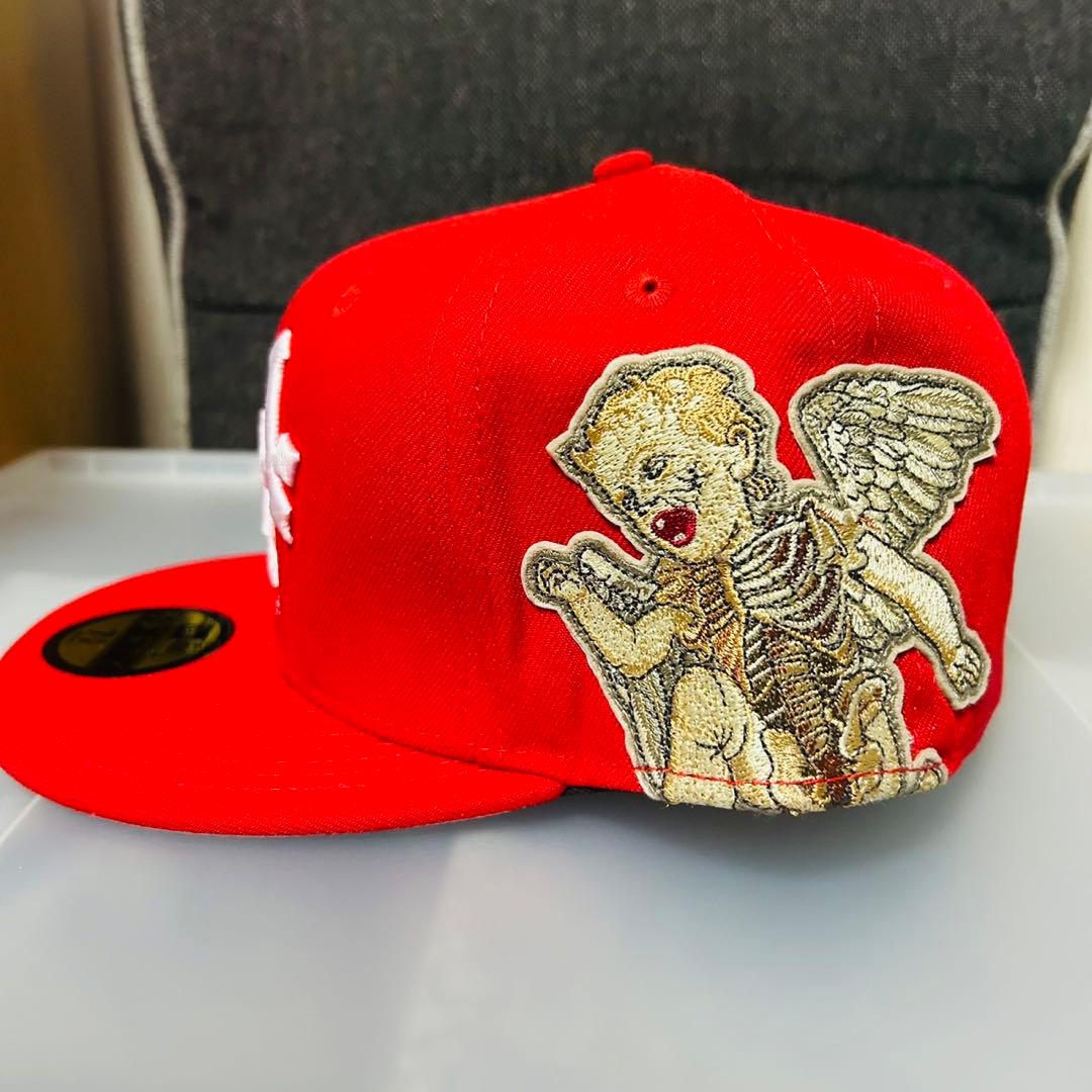 プ*オ様 新品未使用 ニューエラ ドジャース 赤キャップ 59FIFTY 58.