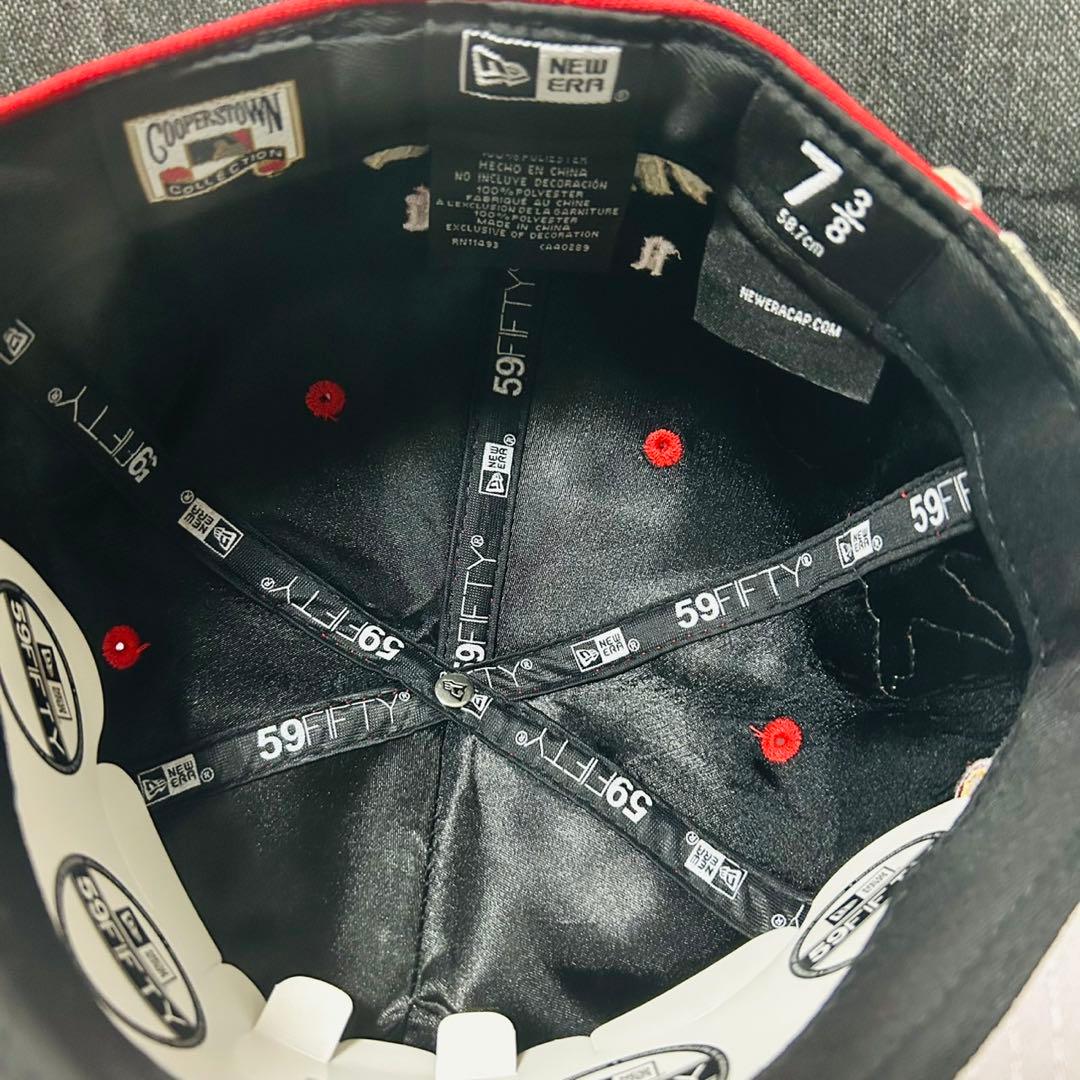 プ*オ様 新品未使用 ニューエラ ドジャース 赤キャップ 59FIFTY 58.