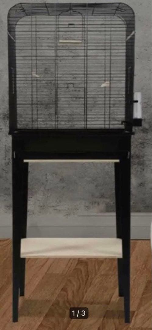 鳥かご　おしゃれZOLUX CHIC 104182 ケージ ブラック　ラスト1個