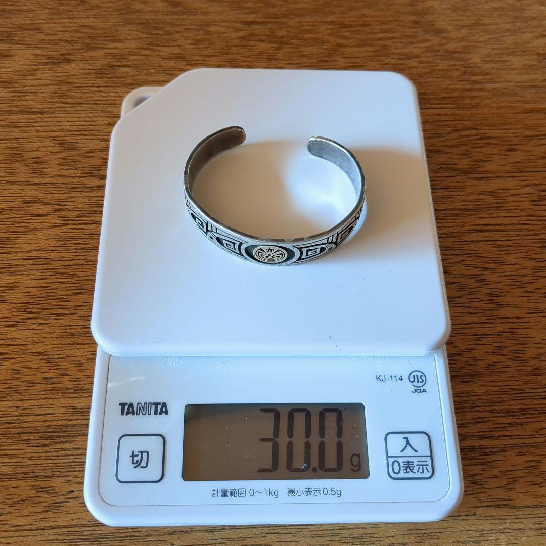 ホピ族 JasonTakala ジェイソンタカラ 14K シルバーバングル