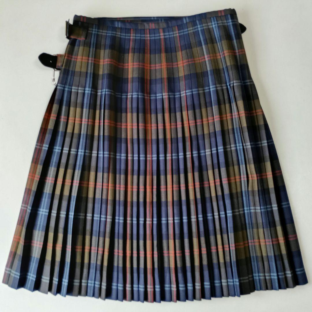 美品　オニールオブダブリン×ロイスクレヨン　チェック　ひざ丈巻きスカート