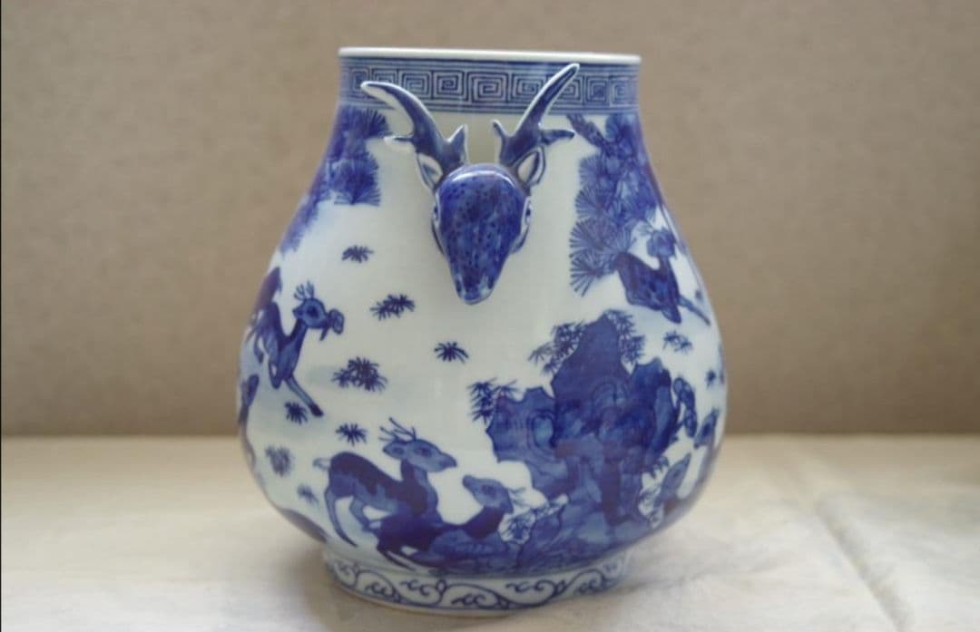 ※値下げ※中国骨董品　清代　※期間限定※　壺　在銘：大清康熙年製　値下げ