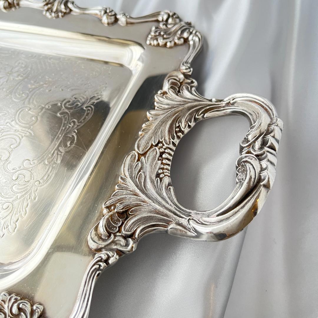 【ギャラリートレー】 ロングタイプ 56cm ハンドル/飾りフット 大型