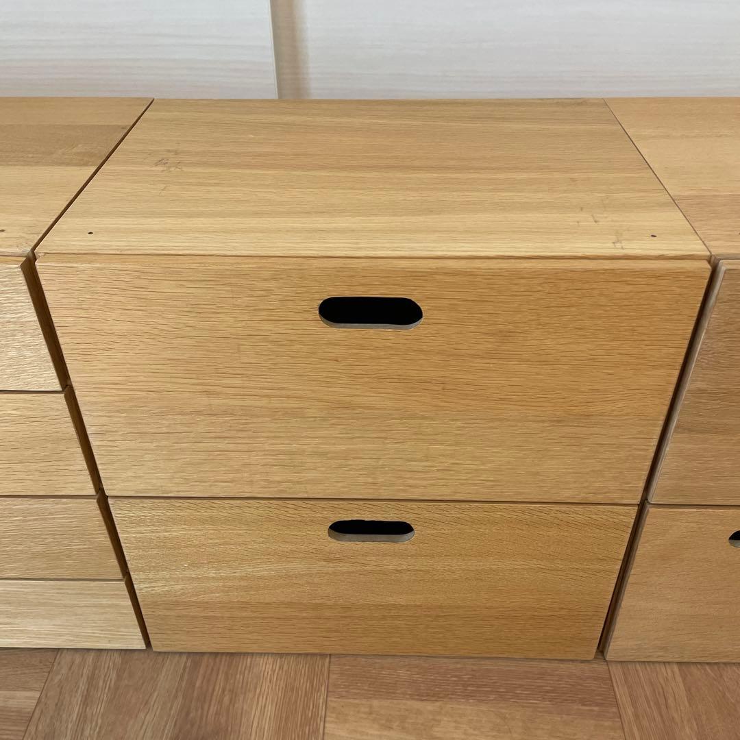 さんちゃん 無印良品 スタッキングチェスト 3組セット