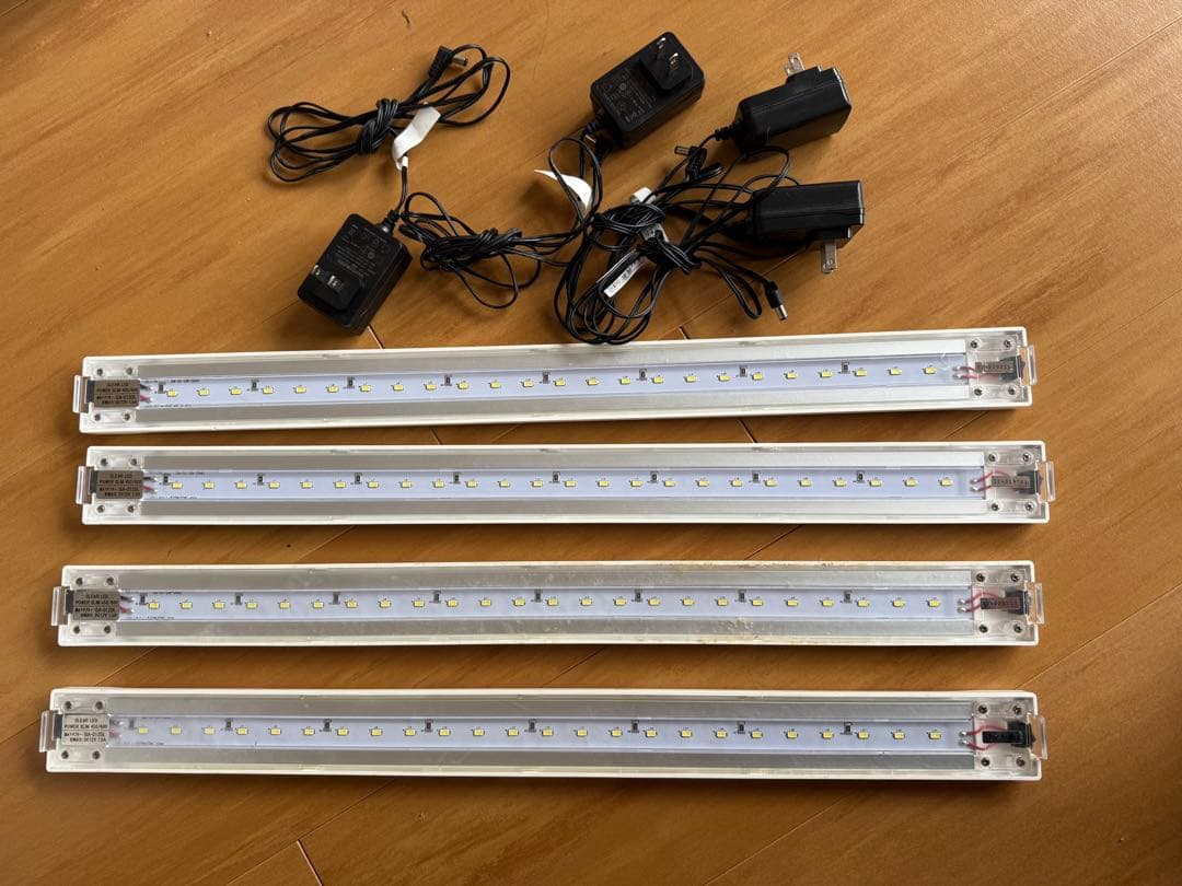 GEX ジェックス クリアLEDパワースリム 600 ホワイト　　4本セット