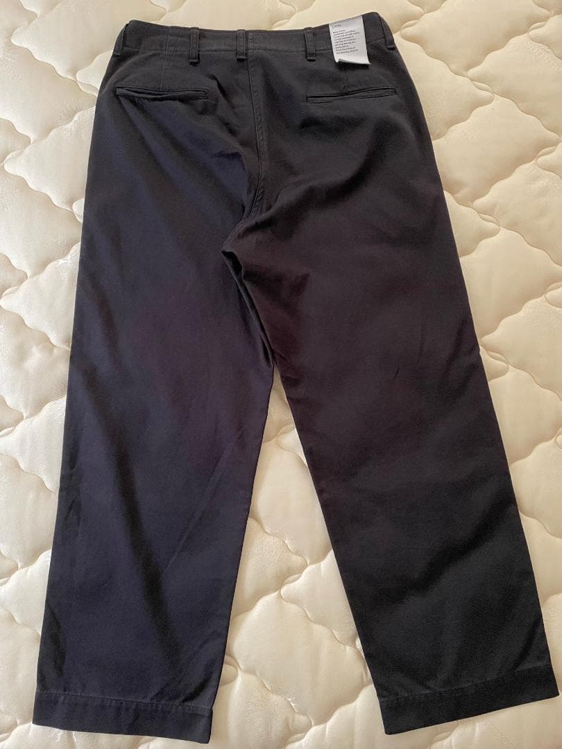 CIOTA スビンコットンウエポンチノパンツ (BLACK) サイズ4