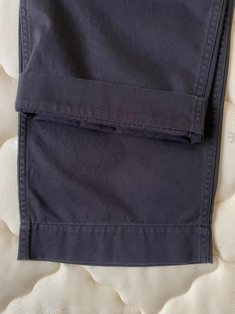 CIOTA スビンコットンウエポンチノパンツ (BLACK) サイズ4