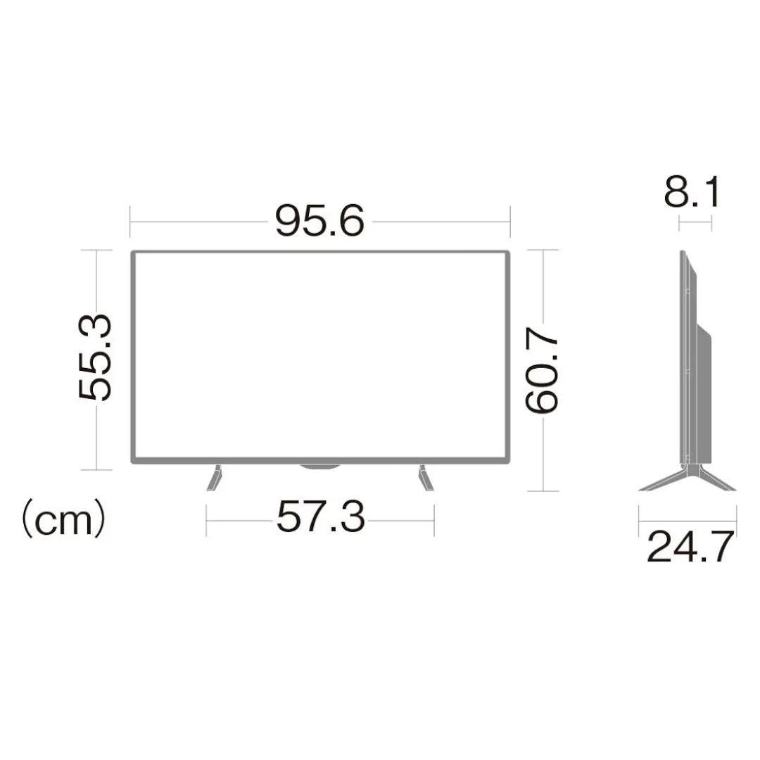 コロン…液晶テレビ 42型SHARP 4T-C42BE1 2021年製美品