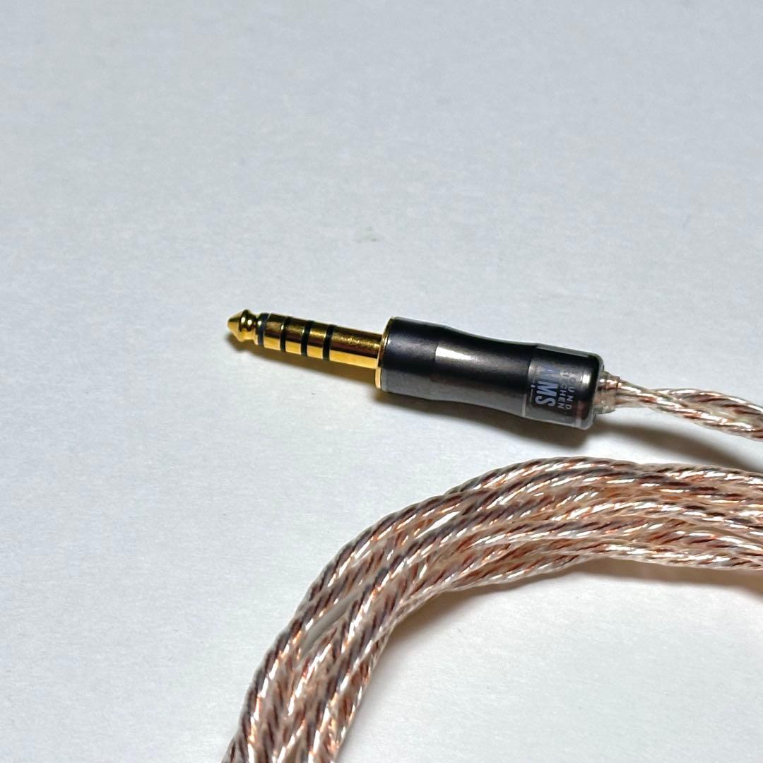 【美品】AIMS MV1対応ケーブル 3.5mm4 極-4.4mm5極バランス