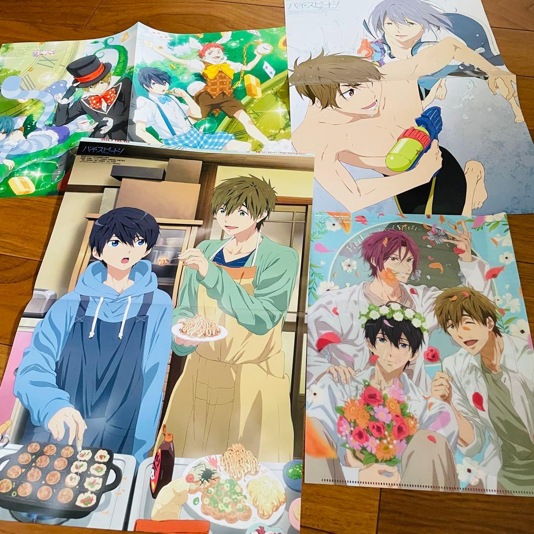 アニメ雑誌　ポスター　クリアファイル　ポストカード　まとめ売り