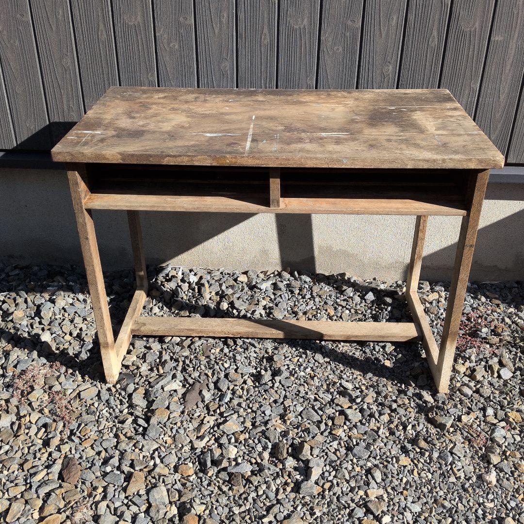 木製 文机 引き出し レトロ家具 アンティーク 学習机