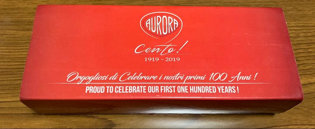 AURORA イプシロン・サテン・ローズゴールド万年筆 ブラック b10-pn