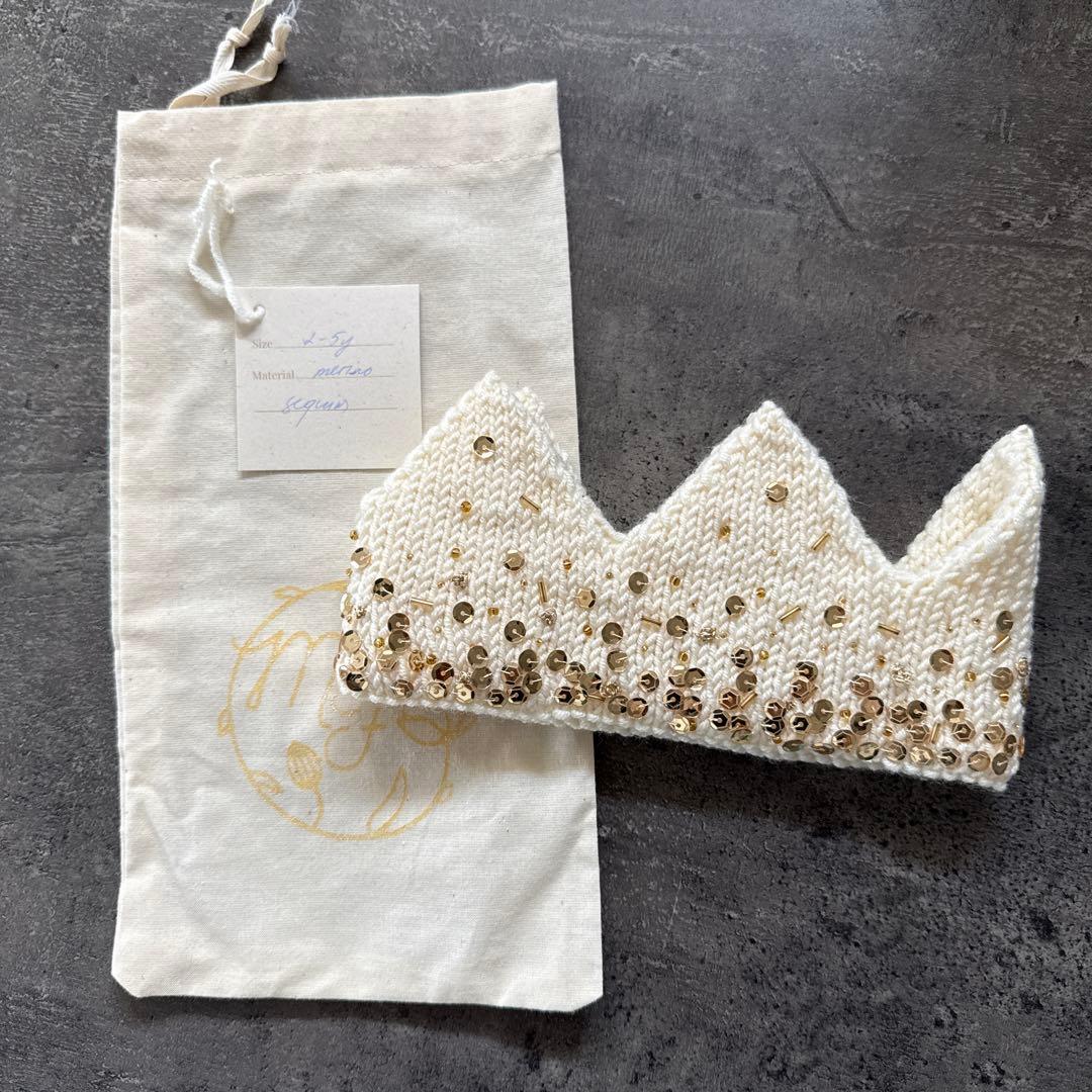 meadow flower ニットクラウン　2〜5y