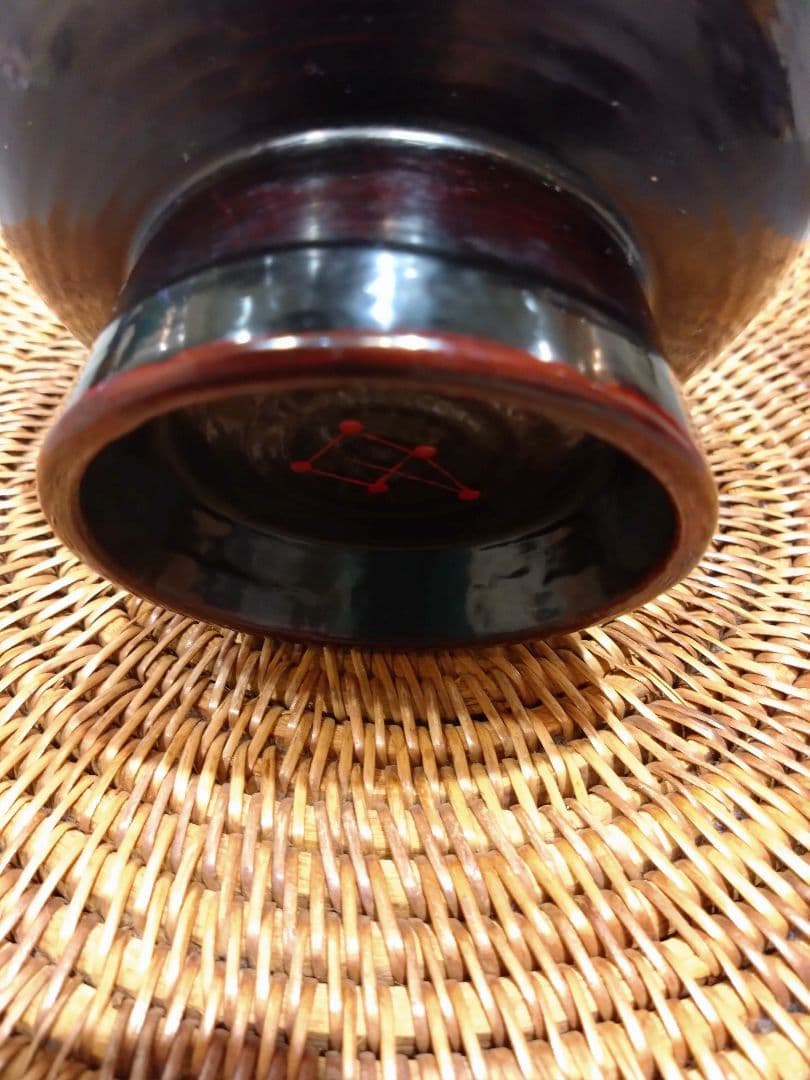 漆椀　角偉三郎　合鹿椀　共布、共箱付き　五ツ星