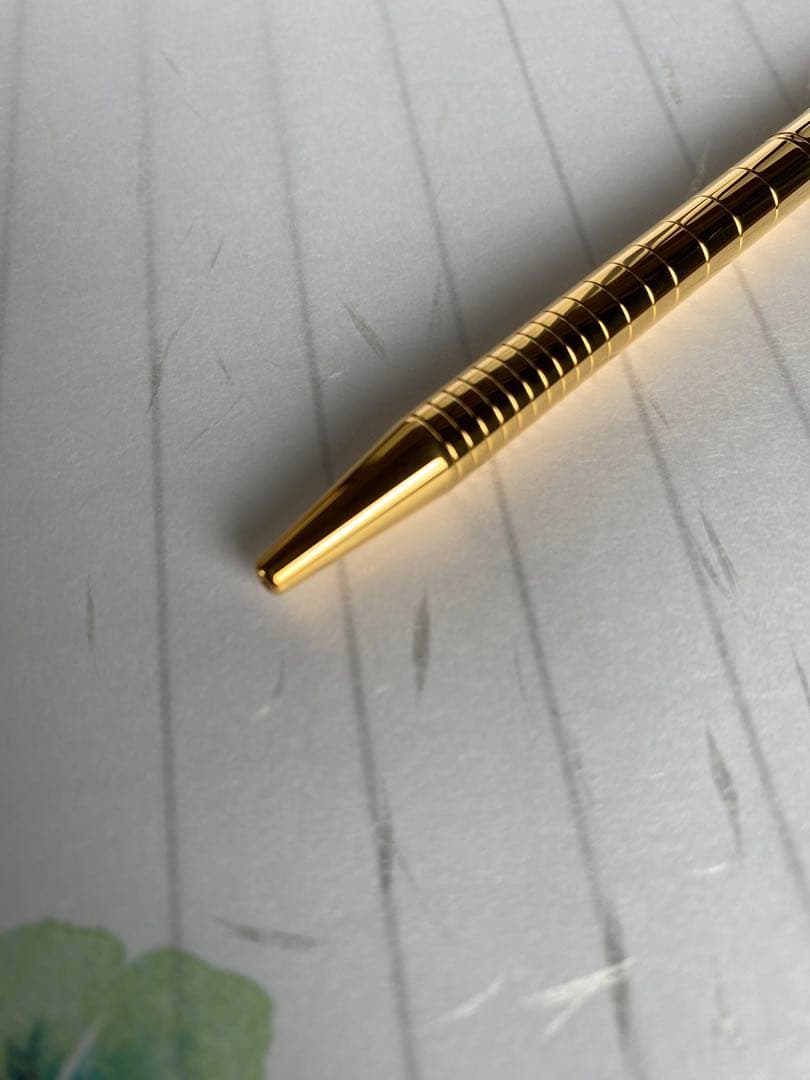 【新品】STデュポン ゴールドプレートボールペン フレンチレアコレクション