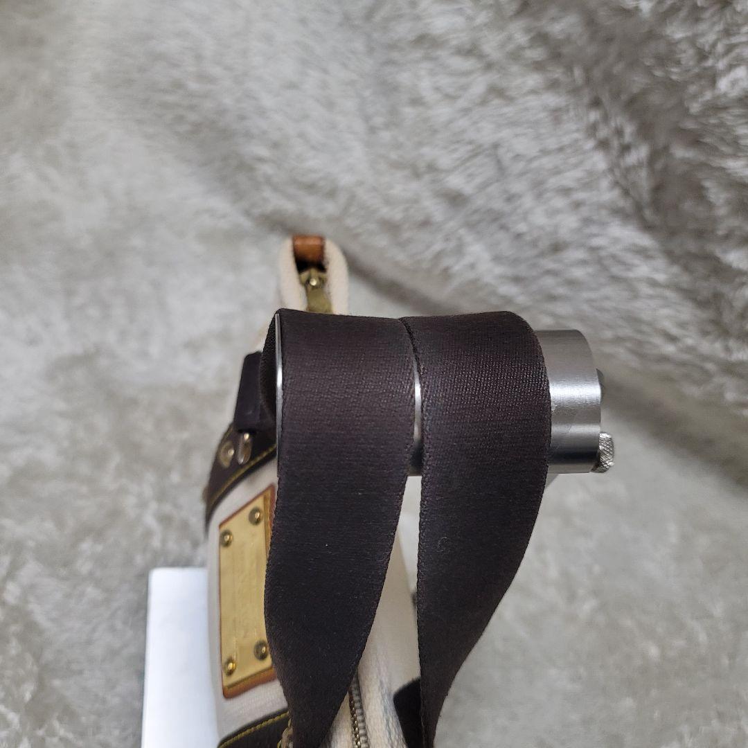 ルイヴィトン アンティグア カバ PM ハンドバッグ ホワイト ブラウン