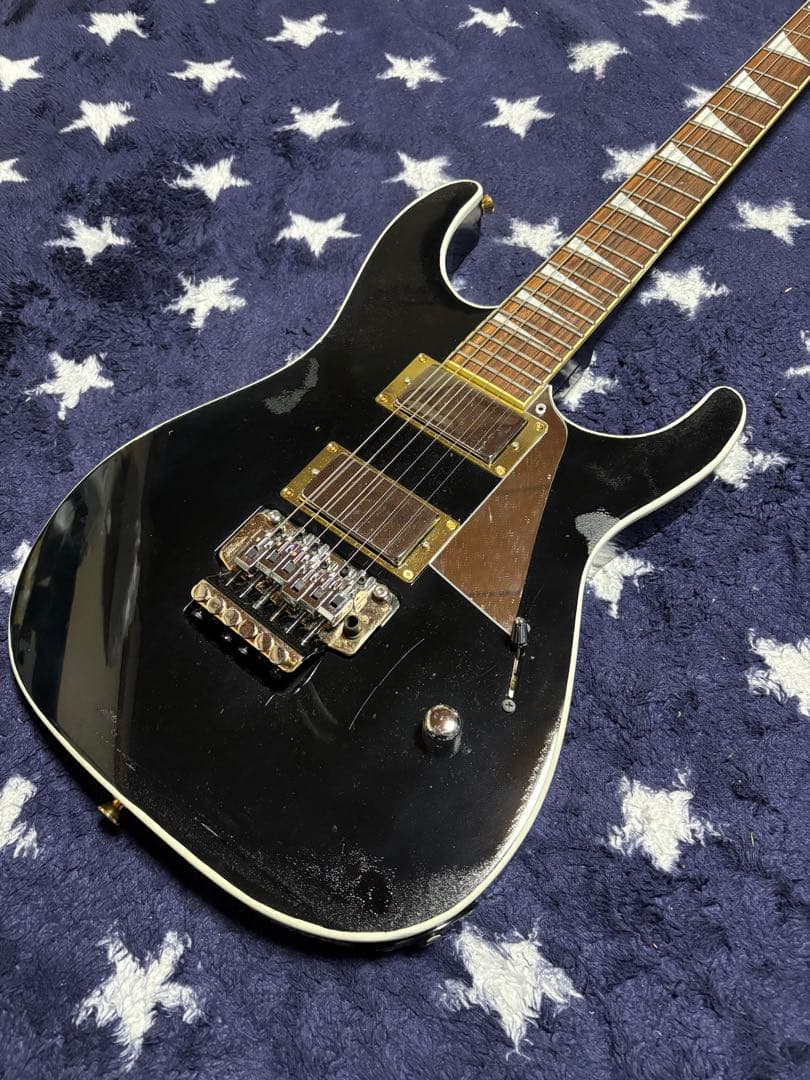 Grover Jackson ブラックエレキギター