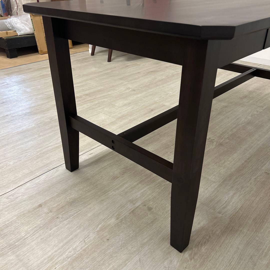 展示品・アウトレット★カントリー調ダイニングテーブル 食卓 北欧スタイル 無垢