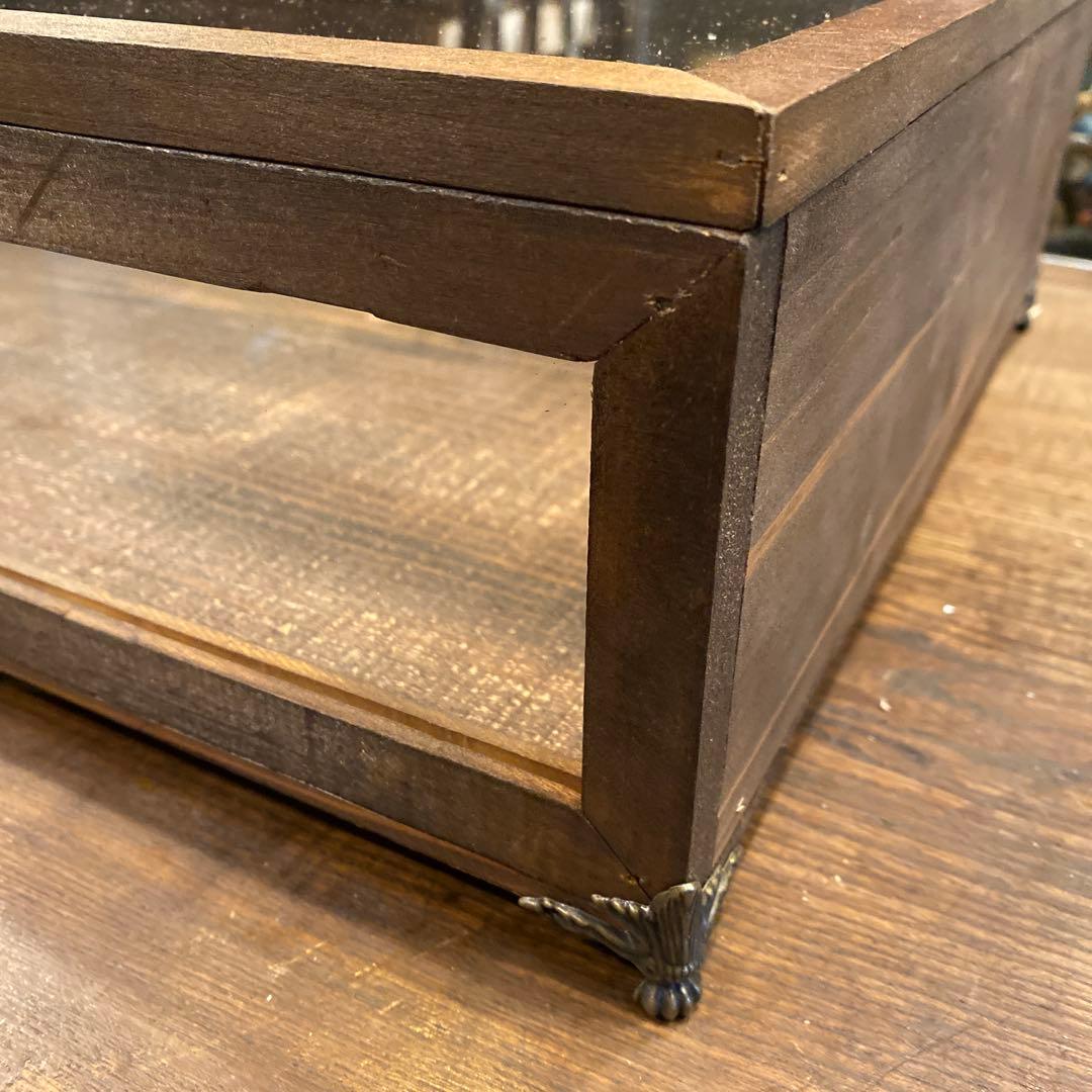 大きめ木製ガラスケース