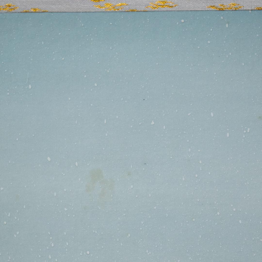 掛軸-1144　静山　鉄路一筋　共箱 　デゴイチ　鉄道画