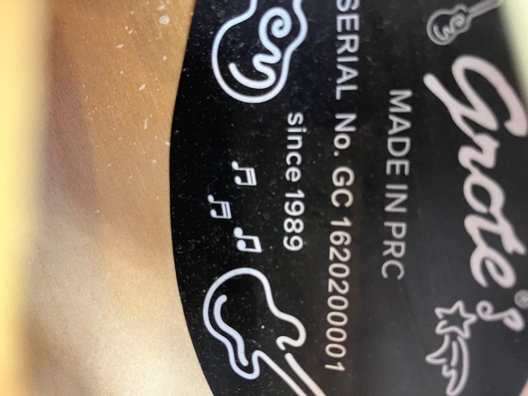 Grote セミアコースティックギター ナチュラル