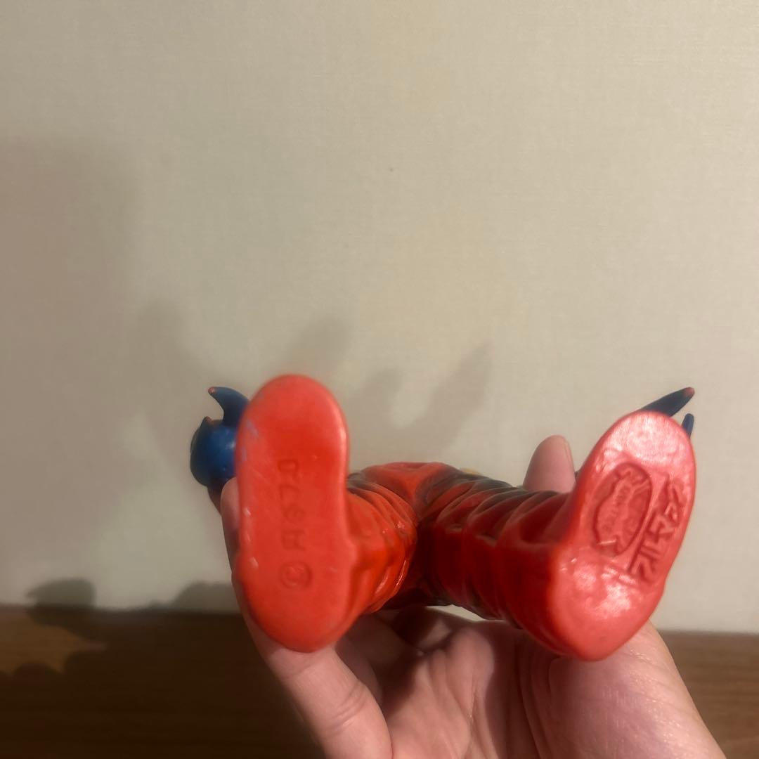 ブルマァク　当時物　スタンダードサイズ　ゴドラ星人　背中にうっすら記名あり