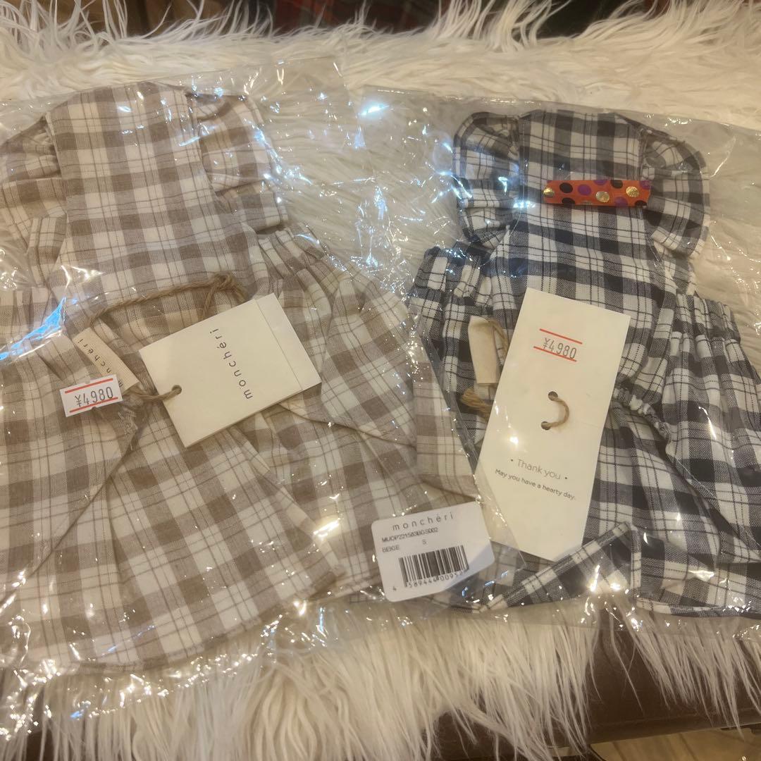 新品　犬服　モンシェリ　春夏　Sサイズ ワンピース