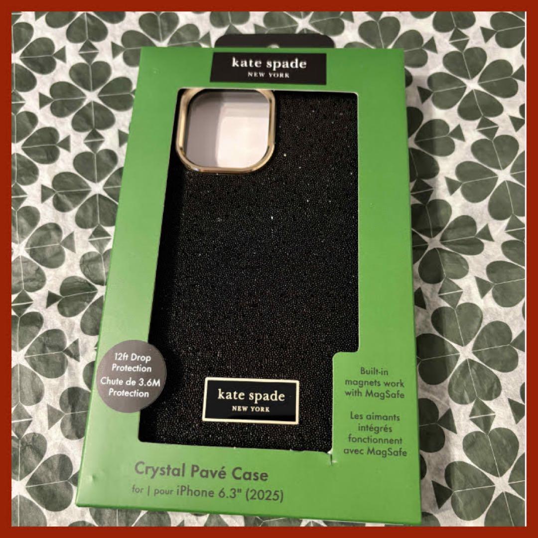 ケイトスペード Crystal Pave iPhone17ケース