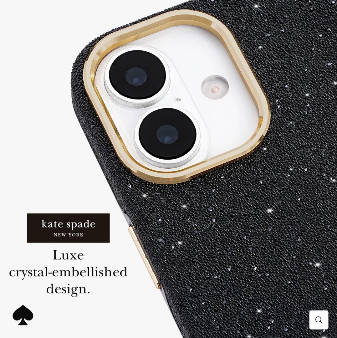 ケイトスペード Crystal Pave iPhone17ケース