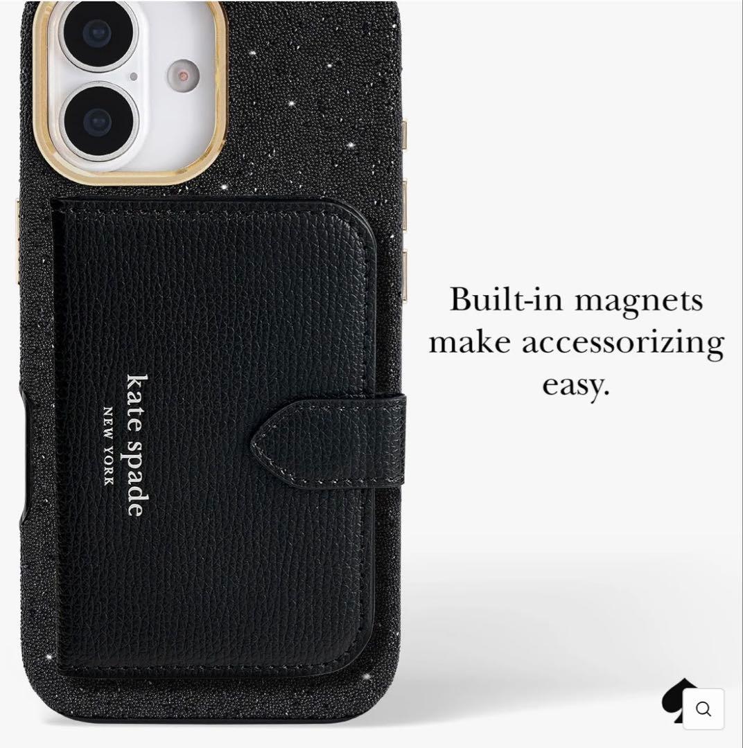 ケイトスペード Crystal Pave iPhone17ケース