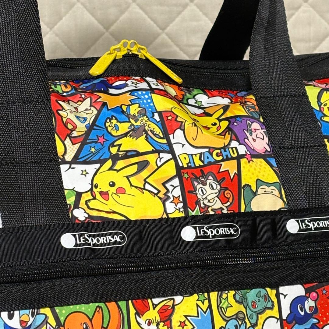 【希少】レスポートサック　ボストンバッグ　ラージタイプ　ポケモン　ピカチュウ