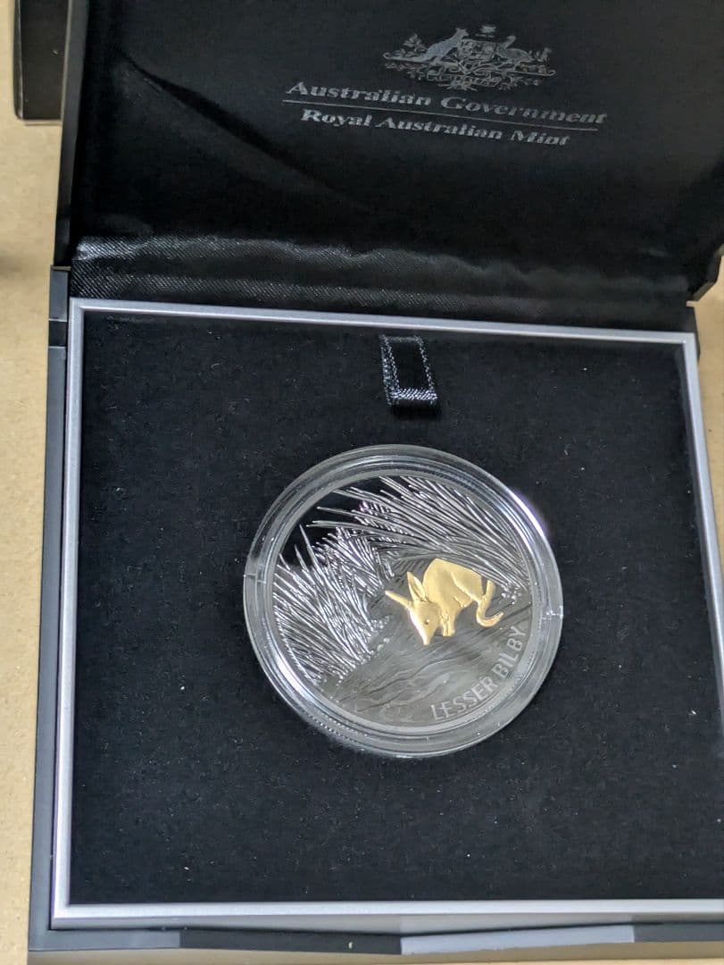 オーストラリア絶滅危惧動物純銀１オンス2セット