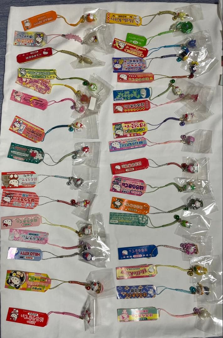 ご当地キティ 根付　まとめ 76個 全国各地いろいろ