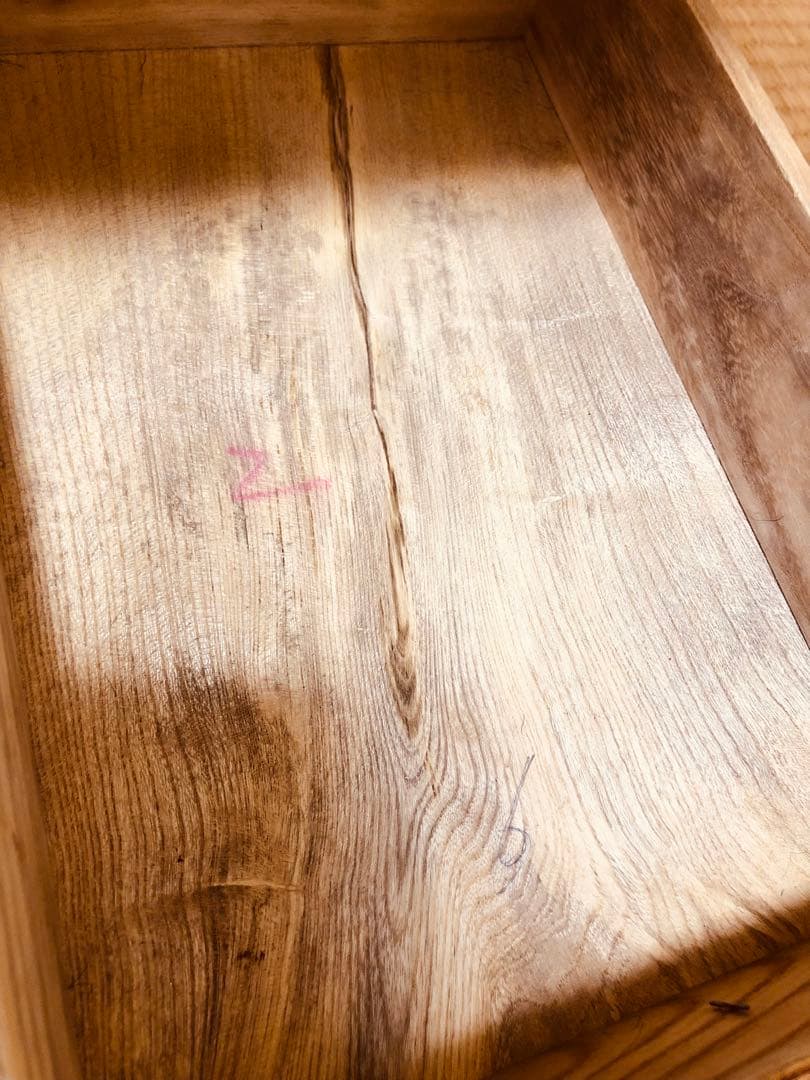 珍しい ほぞ組 欅 けやき 天然木 囲炉裏 火鉢 暖炉重量約27.4kg