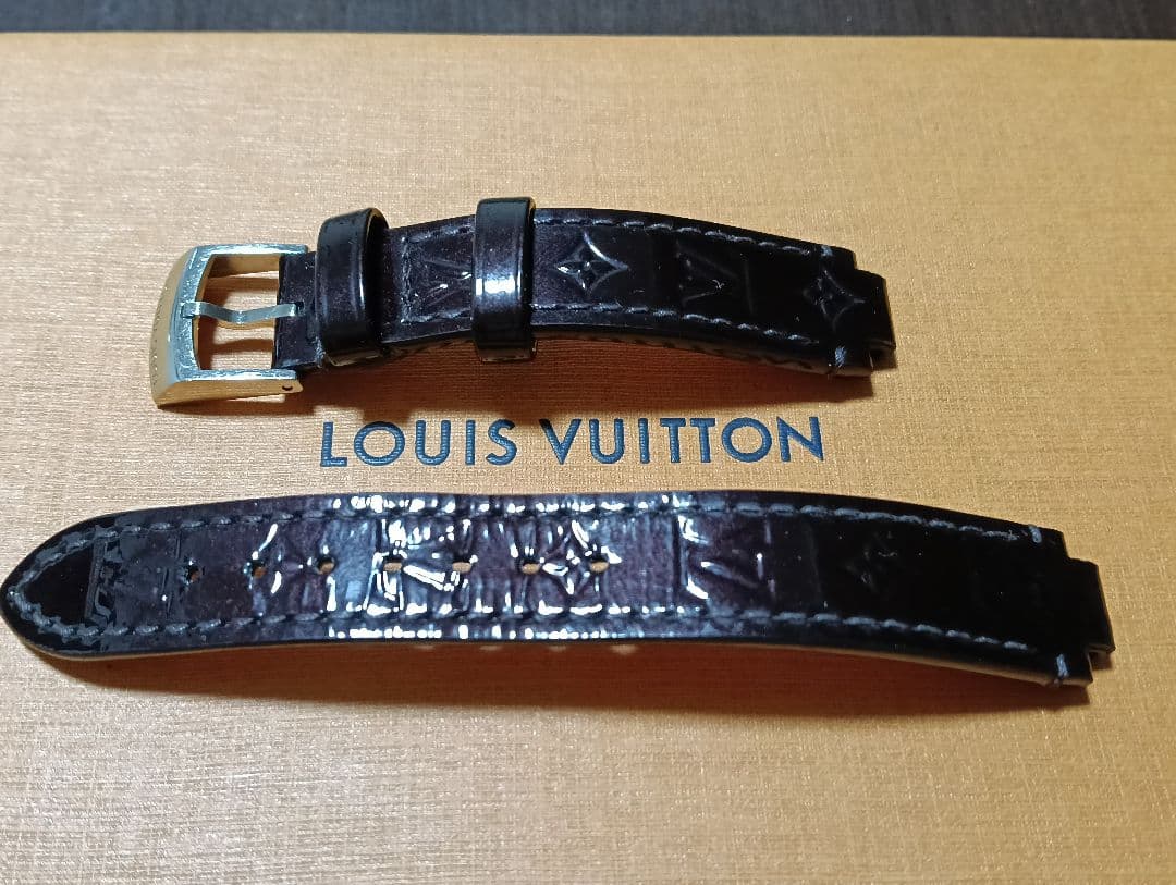 【専用】タンブールPM　レザーストラップ　モノグラムヴェルニ　アマラント