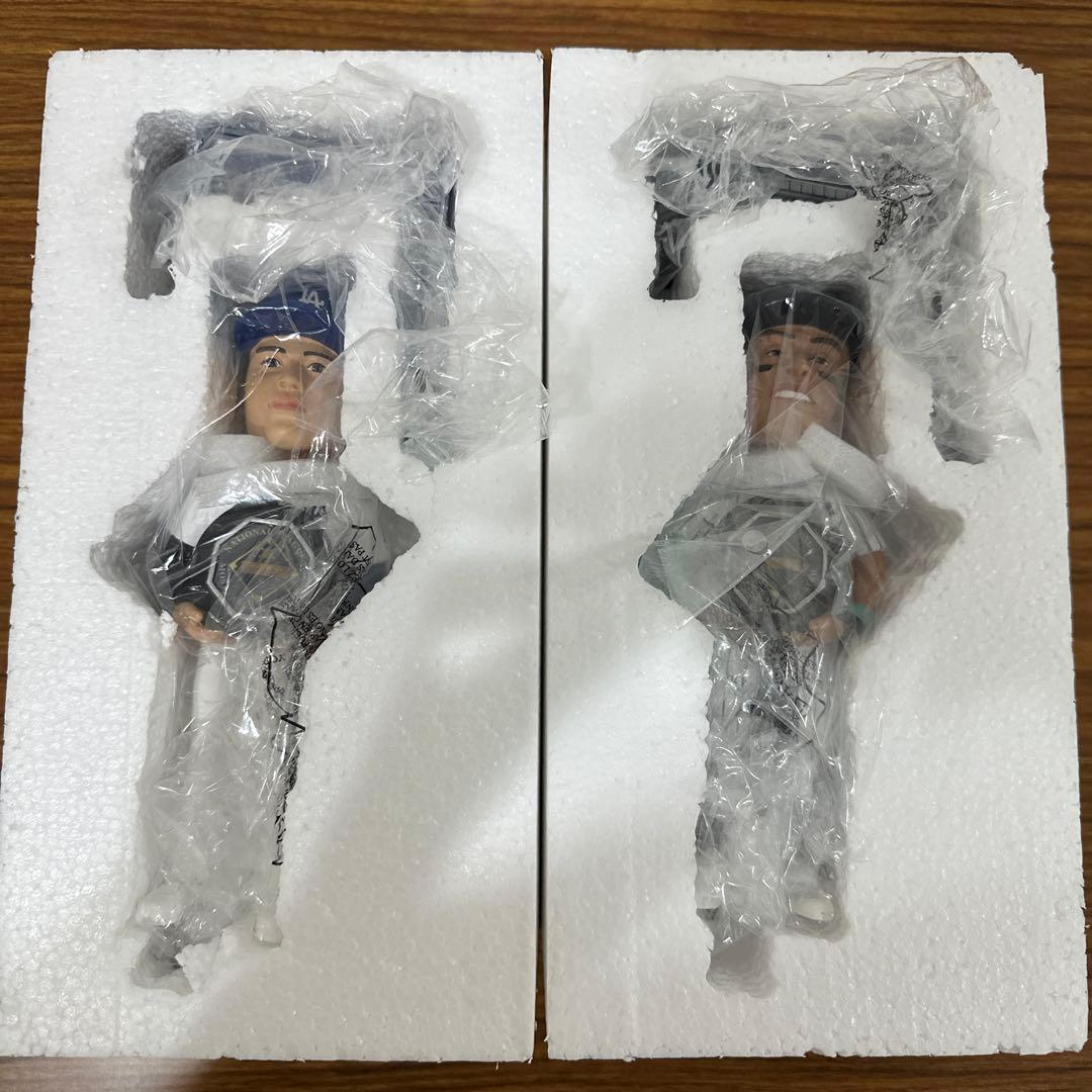 大谷翔平＆アーロン・ジャッジ 2024 MVPボブルヘッド セット