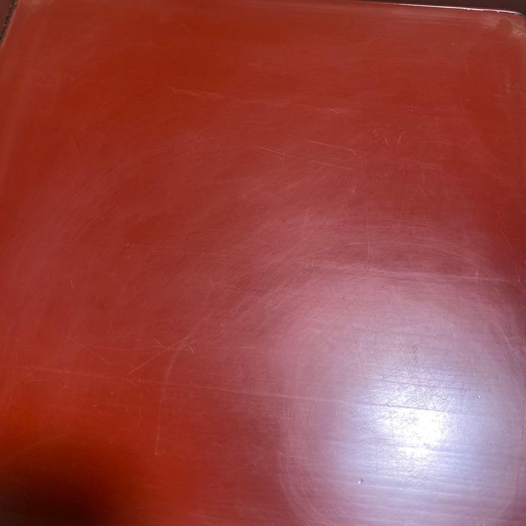 木製脚付お膳　8客　懐石　茶道具　古物　側面ウグイス色　ビンテージ